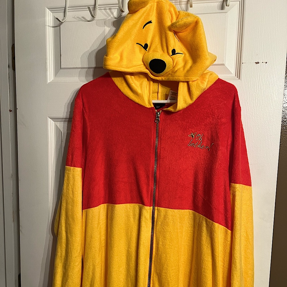 Pooh Bear Adult Onesie (plus)